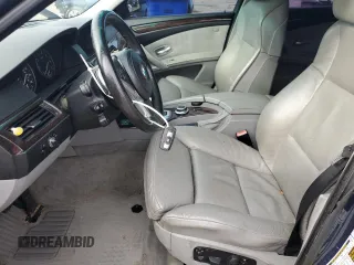 2008 BMW 5 Series 550i with VIN WBANW53538CT54207, listed as a Copart auction lot 85542194 with 153,319 mi miles and Salvage Title. Bid and sale history available at carsss.com. Image 7.