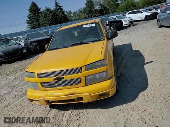 2004 Chevrolet Colorado LS ZQ8 with VIN 1GCCS196X48162987, listed as a Copart auction lot 73420354 with 155,237 mi miles and Salvage Title. Bid and sale history available at carsss.com. Image 11.