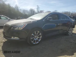 2014 Buick LaCrosse Premium I with VIN 1G4GD5G38EF135436, listed as a Copart auction lot 48735735 with 81,502 mi miles and Salvage Title. Bid and sale history available at carsss.com. Image 1.