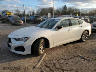 2021 Acura TLX with VIN 19UUB5F31MA000830, listed as a Copart auction lot 88133395 with 35,690 mi miles and Salvage Title. Bid and sale history available at carsss.com. Image 1.