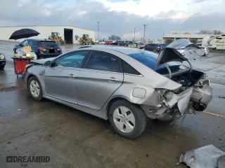 2012 Hyundai Sonata Hybrid with VIN KMHEC4A42CA034201, listed as a Copart auction lot 41503055 with 0 mi miles and Salvage Title. Bid and sale history available at carsss.com. Image 2.