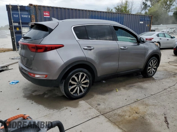 2017 Kia Sportage EX with VIN KNDPNCAC7H7053792, listed as a Copart auction lot 69801424 with 126,077 mi miles and Non repairable. Bid and sale history available at DreamBid. Image 3.
