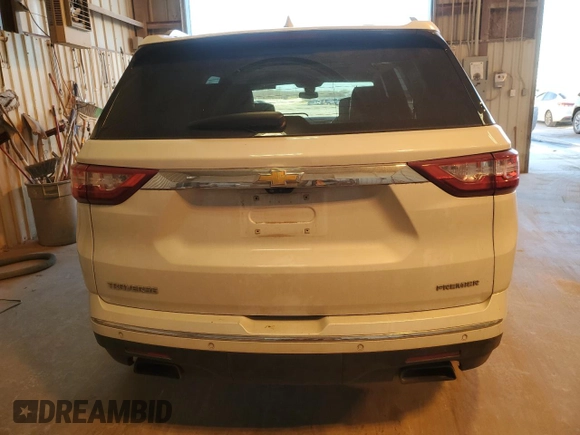 2020 Chevrolet Traverse Premier with VIN 1GNERKKWXLJ301714, listed as a Copart auction lot 50269755 with 83,372 mi miles and Salvage title. Bid and sale history available at DreamBid. Image 6.