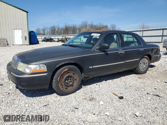 2003 Mercury Grand Marquis GS Convenience with VIN 2MEFM74W03X638534, listed as a Copart auction lot 49371535 with 335,360 mi miles and Salvage Title. Bid and sale history available at DreamBid. Image 1.