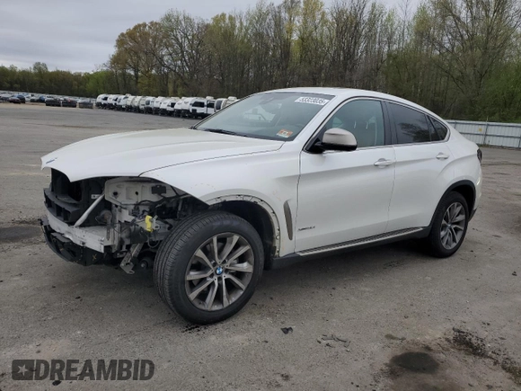 2016 BMW X6 xDrive35i with VIN 5UXKU2C59G0N79613, listed as a Copart auction lot 53323035 with 173,213 mi miles and Salvage Title. Bid and sale history available at carsss.com. Image 1.