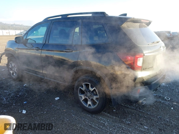 2022 Honda Passport TrailSport with VIN 5FNYF8H67NB029576, listed as a IAAI auction lot 41333708 with 50,913 mi miles and . Bid and sale history available at DreamBid. Image 3.