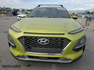 2018 Hyundai Kona Ultimate with VIN KM8K53A5XJU065384, listed as a Copart auction lot 80363344 with 91,046 mi miles and Non Repairable. Bid and sale history available at carsss.com. Image 5.