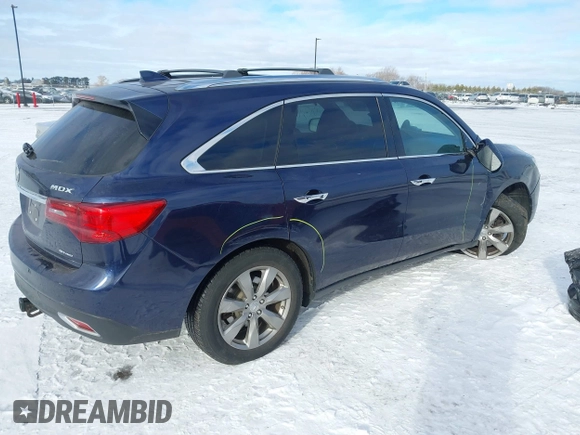 2016 Acura MDX Advance with VIN 5FRYD4H94GB037774, listed as a IAAI auction lot 41345763 with 133,045 mi miles and . Bid and sale history available at DreamBid. Image 4.