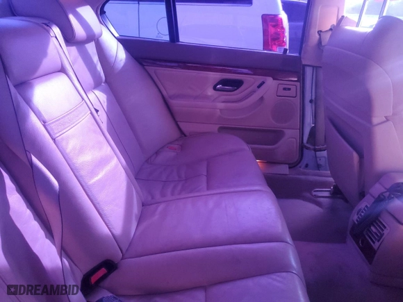 2000 BMW 7 Series 740iA with VIN WBAGG8341YDN78262, listed as a Copart auction lot 77690714 with 217,607 mi miles and Salvage Title. Bid and sale history available at carsss.com. Image 10.