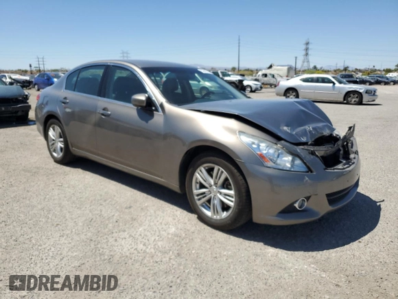 2011 Infiniti G37 Journey with VIN JN1CV6AP3BM505641, listed as a Copart auction lot 53047615 with 102,730 mi miles and Salvage Title. Bid and sale history available at DreamBid. Image 4.