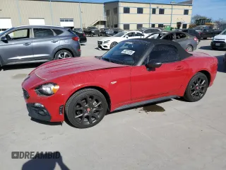 2020 FIAT 124 Spider Abarth with VIN JC1NFAEK9L0145222, listed as a Copart auction lot 49277235 with 53,363 mi miles and Salvage Title. Bid and sale history available at DreamBid. Image 1.