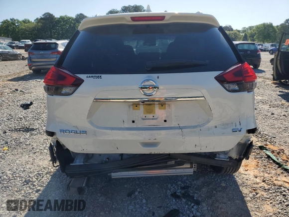 2017 Nissan Rogue SV with VIN JN8AT2MT5HW405487, listed as a Copart auction lot 52342335 with 34,959 mi miles and Salvage Title. Bid and sale history available at carsss.com. Image 6.