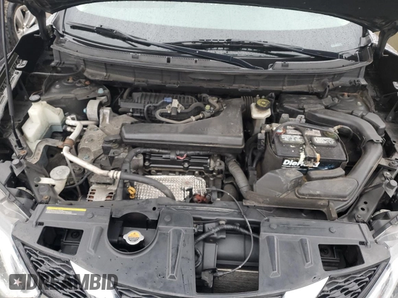 2016 Nissan Rogue S with VIN JN8AT2MT6GW009695, listed as a Copart auction lot 42980645 with 173,721 mi miles and Salvage Title. Bid and sale history available at carsss.com. Image 12.