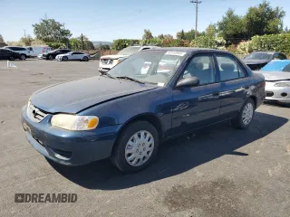 2001 Toyota Corolla CE with VIN 1NXBR12EX1Z459295, listed as a Copart auction lot 60810965 with 163,511 mi miles and Salvage title. Bid and sale history available at DreamBid. Image 1.