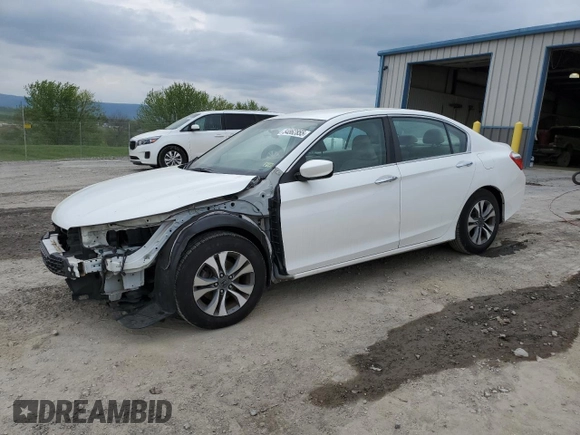 2013 Honda Accord LX z VIN 1HGCR2F31DA053498, wystawiony jako Copart lot #54862855 z przebiegiem 244 365 mil mil oraz Szkoda całkowita • Salvage title. Historia ofert i sprzedaży dostępna na DreamBid. Obrazek 1.