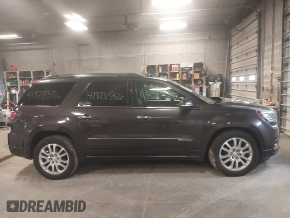 2015 GMC Acadia Denali with VIN 1GKKVTKD4FJ257360, listed as a IAAI auction lot 41828556 with 110,268 mi miles. Bid and sale history available at carsss.com. Image 13.