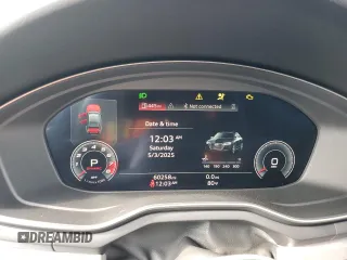 2020 Audi A4 Premium Plus с VIN WAUENAF4XLN012359, выставлен на аукционе Copart как лот 56477435 с пробегом 60 258 миль миль и На запчасти • Non repairable. История ставок и продаж доступна на DreamBid. Изображение 9.