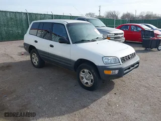 1999 Toyota RAV4 with VIN JT3HP10V3X7128724, listed as a IAAI auction lot 41843841 with 179,283 mi miles. Bid and sale history available at carsss.com. Image 1.
