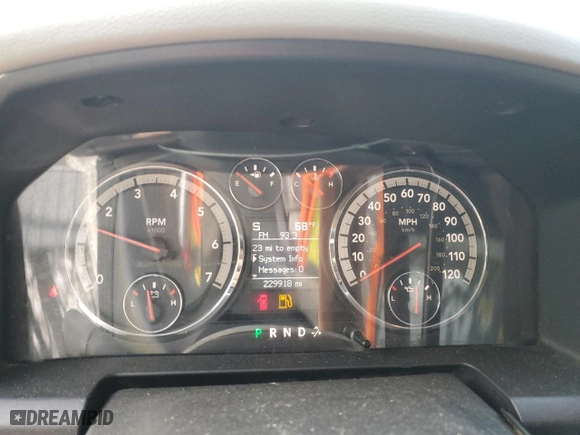2009 Dodge Ram 1500 SLT with VIN 1D3HB16P09J516087, listed as a Copart auction lot 51333845 with 229,918 mi miles and Salvage Title. Bid and sale history available at carsss.com. Image 9.