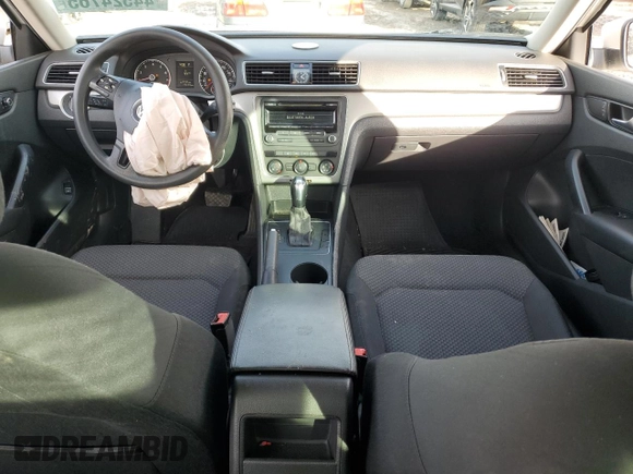 2013 Volkswagen Passat S with VIN 1VWAP7A37DC012259, listed as a Copart auction lot 44524765 with 176,133 mi miles and Salvage title. Bid and sale history available at DreamBid. Image 8.