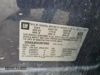 2018 Chevrolet Equinox LT with VIN 3GNAXJEV2JS576992, listed as a Copart auction lot 55694075 with 169,147 mi miles and Salvage title. Bid and sale history available at DreamBid. Image 13.