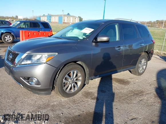 2016 Nissan Pathfinder Platinum with VIN 5N1AR2MMXGC629580, listed as a IAAI auction lot 40817601 with 106,046 mi miles and . Bid and sale history available at DreamBid. Image 17.