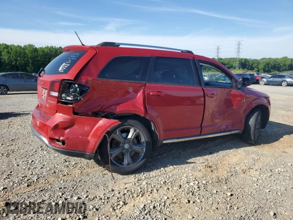 2017 Dodge Journey Crossroad Plus with VIN 3C4PDCGB7HT545025, listed as a Copart auction lot 55973435 with 133,766 mi miles and Salvage title. Bid and sale history available at DreamBid. Image 3.