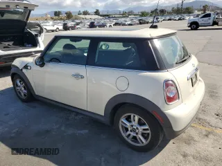2012 MINI Hardtop with VIN WMWSU3C59CT542610, listed as a Copart auction lot 56720805 with 106,187 mi miles and Salvage Title. Bid and sale history available at DreamBid. Image 2.