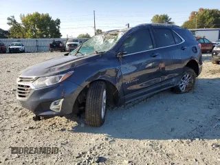 2018 Chevrolet Equinox LT with VIN 3GNAXJEV2JS533897, listed as a Copart auction lot 70745434 with Not provided miles and Salvage title. Bid and sale history available at DreamBid. Image 1.