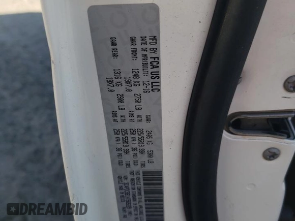 2017 Dodge Journey SXT with VIN 3C4PDCBB1HT569229, listed as a Copart auction lot 46286195 with 112,572 mi miles and Salvage Title. Bid and sale history available at DreamBid. Image 16.
