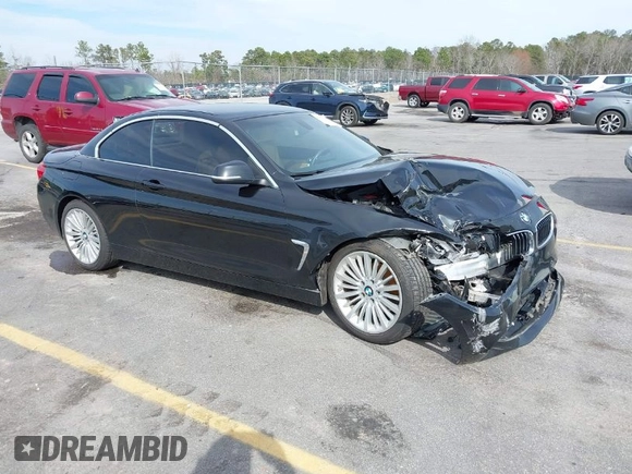 2014 BMW 4 Series 428i with VIN WBA3V5C59EP747773, listed as a IAAI auction lot 41617565 with 65,288 mi miles and . Bid and sale history available at DreamBid. Image 1.