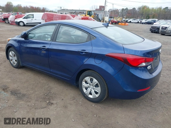 2016 Hyundai Elantra SE with VIN 5NPDH4AE5GH776391, listed as a IAAI auction lot 42082839 with 123,820 mi miles and . Bid and sale history available at DreamBid. Image 3.