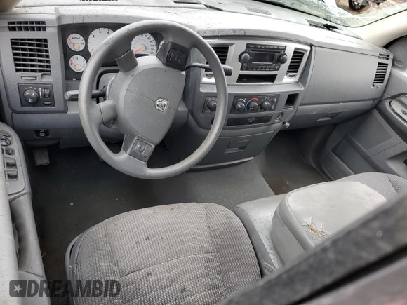 2008 Dodge 1500 SLT with VIN 1D7HU18N38S586387, listed as a Copart auction lot 46312965 with Not Provided miles and Salvage Title. Bid and sale history available at DreamBid. Image 8.