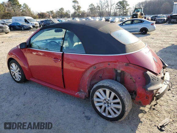 2008 Volkswagen Beetle SE z VIN 3VWRG31Y08M416483, wystawiony jako Copart lot #48380825 z przebiegiem 143 013 mil mil oraz Szkoda całkowita • Salvage title. Historia ofert i sprzedaży dostępna na DreamBid. Obrazek 2.