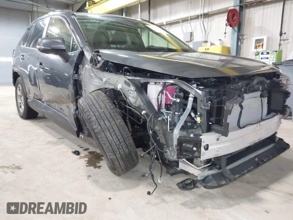 2023 Toyota RAV4 Hybrid XLE with VIN JTMRWRFV7PD206853, listed as a IAAI auction lot 41708570 with 24,157 mi miles. Bid and sale history available at carsss.com. Image 6.