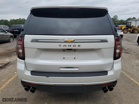 2021 Chevrolet Tahoe High Country with VIN 1GNSKTKLXMR264606, listed as a Copart auction lot 70308544 with 0 mi miles and Salvage Title. Bid and sale history available at carsss.com. Image 6.