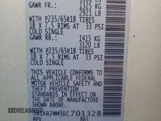 2014 Nissan Pathfinder SL z VIN 5N1AR2MM3EC701328, wystawiony jako Copart lot #71381544 z przebiegiem 142 071 mil mil oraz Szkoda całkowita • Salvage title. Historia ofert i sprzedaży dostępna na DreamBid. Obrazek 14.