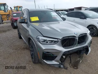 2020 BMW X3 M Competition with VIN 5YMTS0C02LLT10003, listed as a IAAI auction lot 42291298 with 70,155 mi miles and . Bid and sale history available at DreamBid. Image 1.