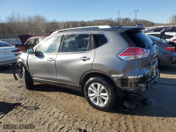 2015 Nissan Rogue SV with VIN KNMAT2MT8FP530616, listed as a Copart auction lot 50205135 with 150,182 mi miles and Salvage Title. Bid and sale history available at carsss.com. Image 2.