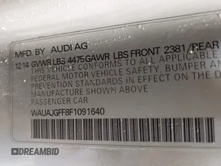 2015 Audi A3 Premium with VIN WAUAJGFF8F1091640, listed as a IAAI auction lot 42023197 with 112,656 mi miles and . Bid and sale history available at DreamBid. Image 9.