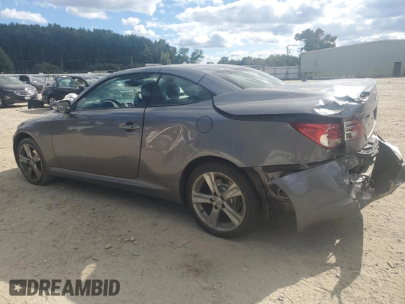 2012 Lexus IS 250 C z VIN JTHFF2C26C2523726, wystawiony jako Copart lot #76100464 z przebiegiem 226 799 mil mil oraz Czysty tytuł • Clean title. Historia ofert i sprzedaży dostępna na DreamBid. Obrazek 2.