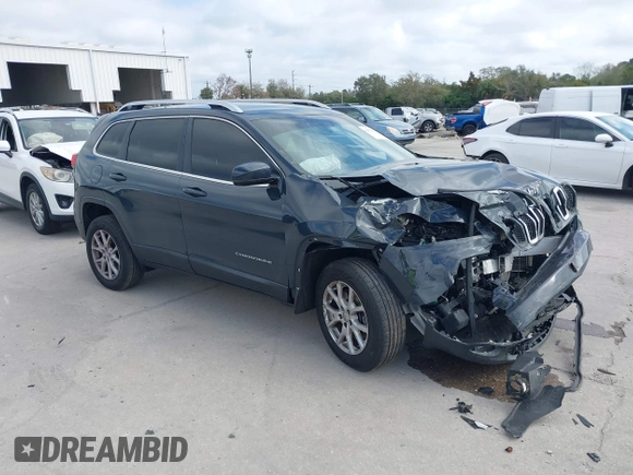 2018 Jeep Cherokee Latitude Plus with VIN 1C4PJMLX8JD603977, listed as a IAAI auction lot 41571092 with 113,554 mi miles and . Bid and sale history available at DreamBid. Image 1.
