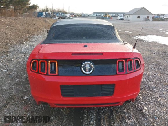2014 Ford Mustang V6 with VIN 1ZVBP8EM6E5306738, listed as a IAAI auction lot 41226593 with 98,553 mi miles. Bid and sale history available at carsss.com. Image 16.