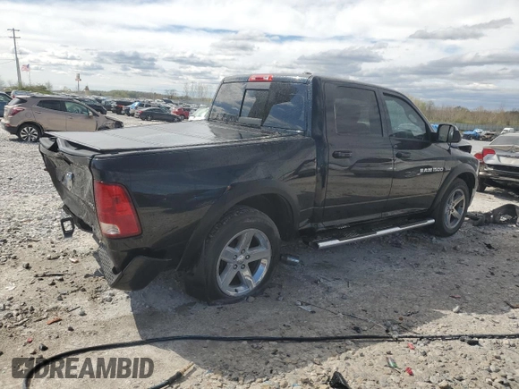 2011 Ram 1500 Big Horn with VIN 1D7RV1CT0BS660671, listed as a Copart auction lot 54839365 with 156,878 mi miles and Clean title. Bid and sale history available at DreamBid. Image 3.