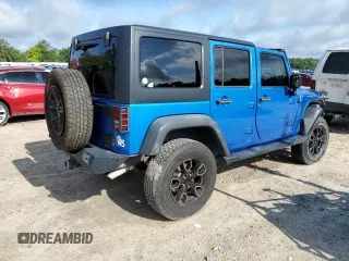 2015 Jeep Wrangler Unlimited Sport with VIN 1C4BJWDG1FL683558, listed as a Copart auction lot 59883545 with 107,267 mi miles and Salvage title. Bid and sale history available at DreamBid. Image 3.
