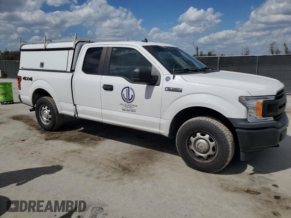 2020 Ford F-150 XL with VIN 1FTFX1E4XLKE08702, listed as a Copart auction lot 46956495 with 127,643 mi miles and Non Repairable. Bid and sale history available at carsss.com. Image 4.