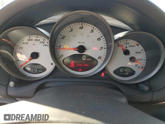 2005 Porsche Boxster S с VIN WP0CB29865U732015, выставлен на аукционе Copart как лот 42557885 с пробегом 15 886 миль миль и Списание • Salvage title. История ставок и продаж доступна на DreamBid. Изображение 9.