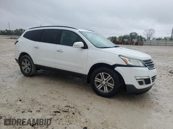 2017 Chevrolet Traverse LT with VIN 1GNKRHKD8HJ283936, listed as a Copart auction lot 51012605 with 136,675 mi miles and Clean Title. Bid and sale history available at DreamBid. Image 4.