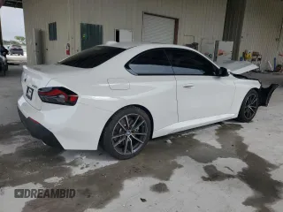 2023 BMW 2 Series 230i with VIN 3MW23CM07P8D67583, listed as a Copart auction lot 88574725 with 8,219 mi miles and Non Repairable. Bid and sale history available at carsss.com. Image 3.