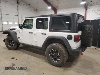 2023 Jeep Wrangler Rubicon with VIN 1C4HJXFGXPW534692, listed as a Copart auction lot 50466225 with 29,619 mi miles and Salvage title. Bid and sale history available at DreamBid. Image 2.